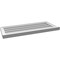 Ekena Millwork Vertical Surface Mount PVC Gable Vent: Functional, w/ 2"W x 2"P Brickmould Sill Frame, 36"W x 16"H GVPVE36X1603SF - alternate 3